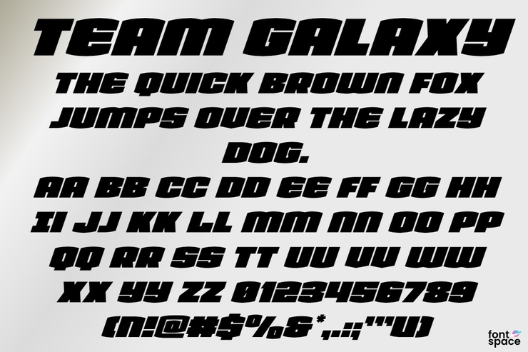 Team Galaxy字体 9