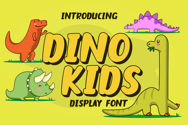 Dino Kids字体 1