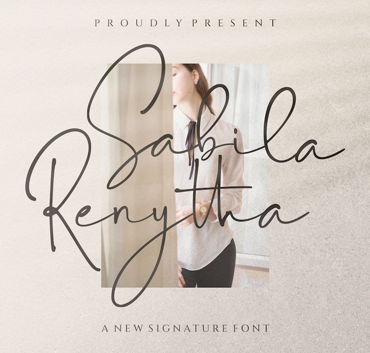 Sabila Renytha字体 7