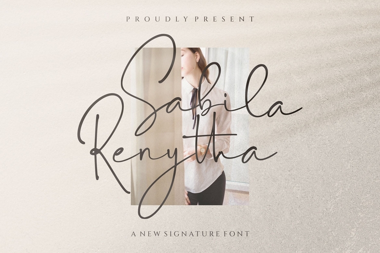 Sabila Renytha字体 8