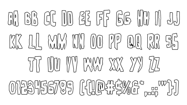 Zakenstein字体 2