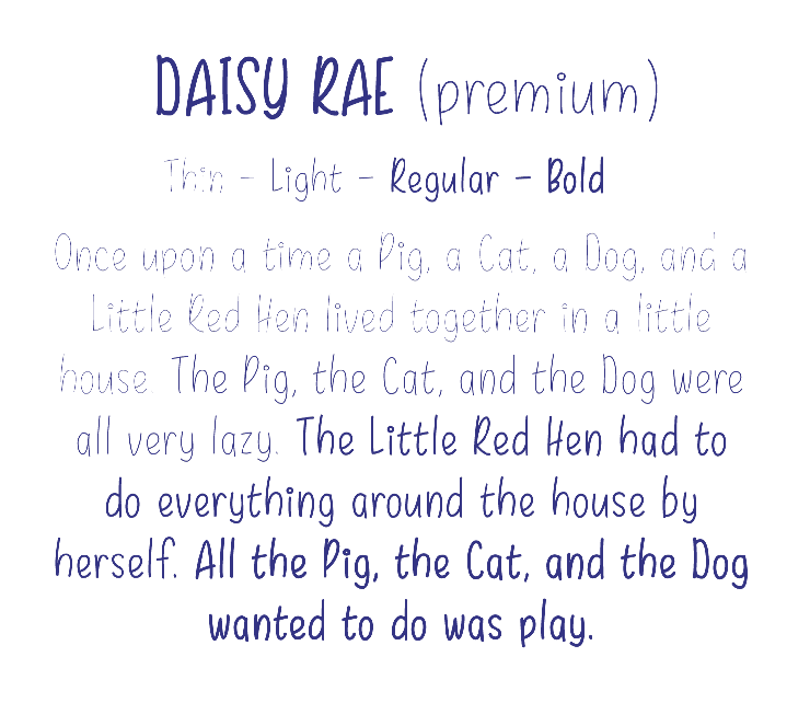 Daisy Rae Thin字体 4