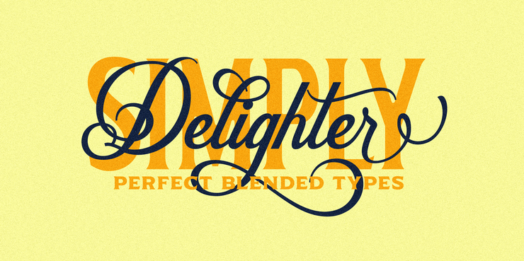 Delighter Script字体 3