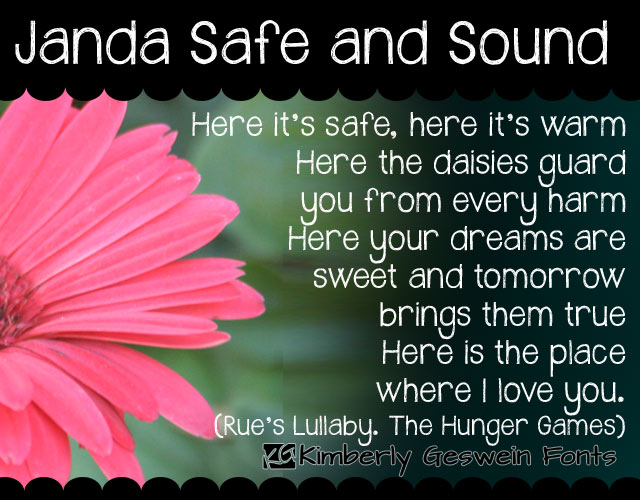 Janda Safe and Sound字体 1