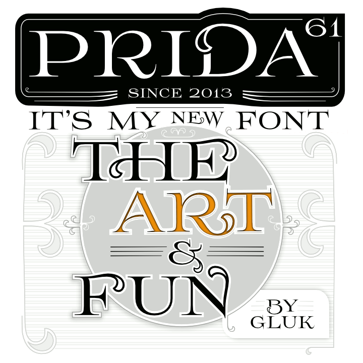 Prida61字体 1