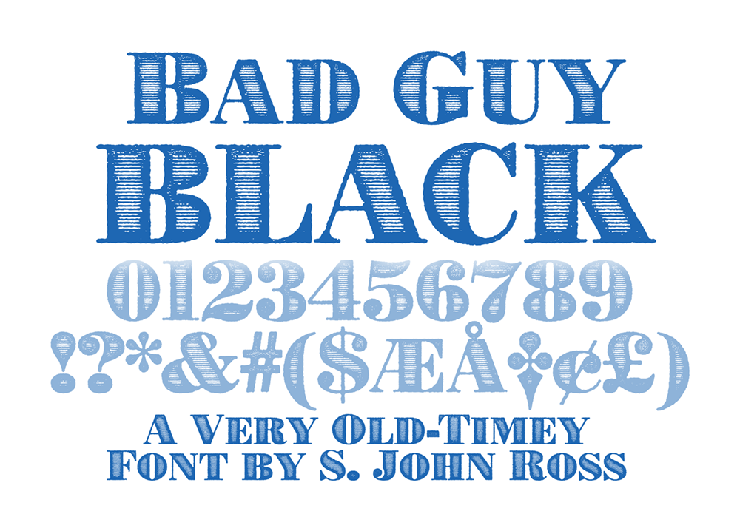 Bad Guy Black字体 2