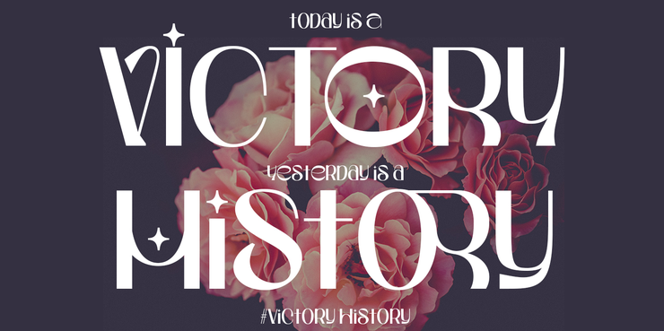 Victory History字体 10