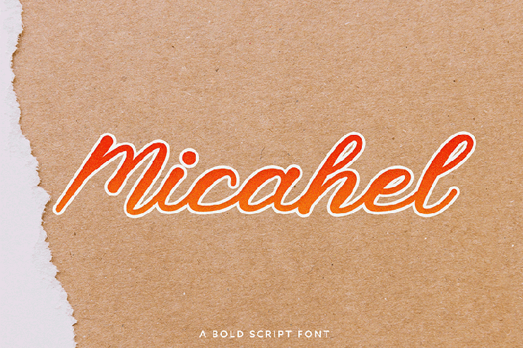 Micahel For字体 1