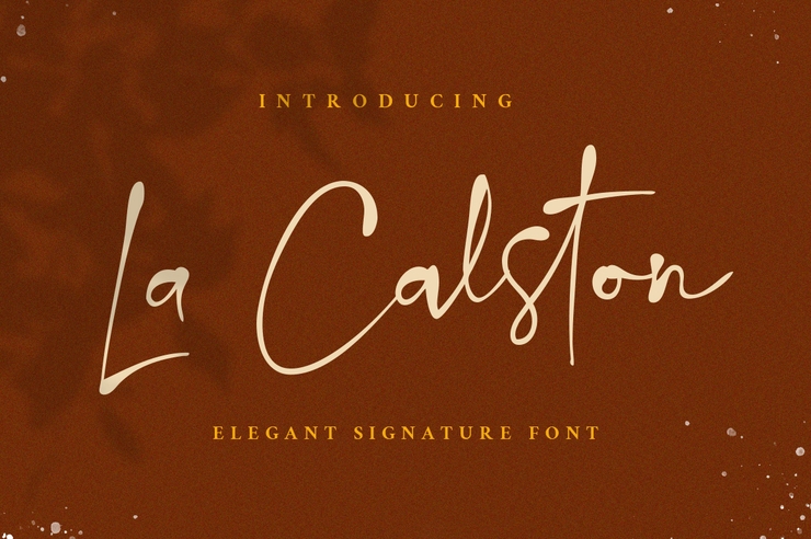 La Calston字体 3