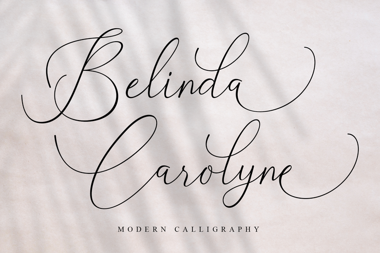 Belinda Carolyne字体 1