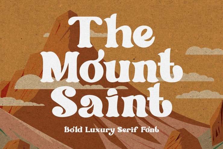 The Mount Saint字体 1
