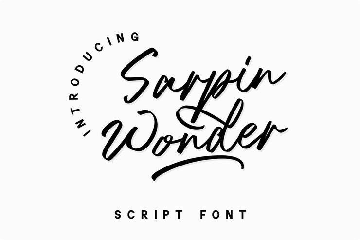 Sarpin Wonder字体 6