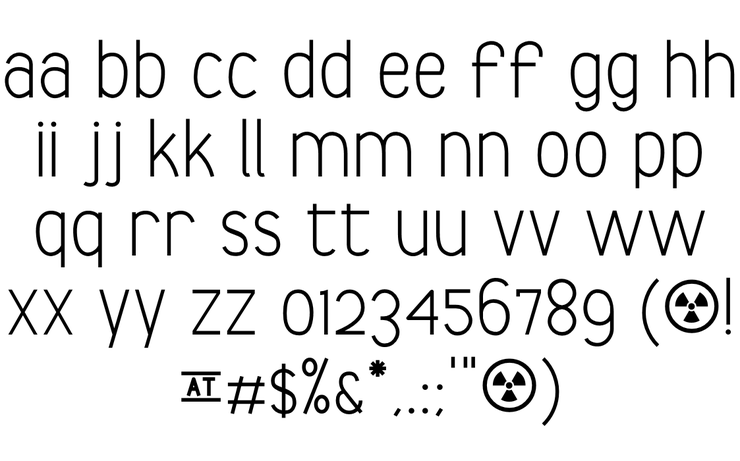 Centralia字体 3