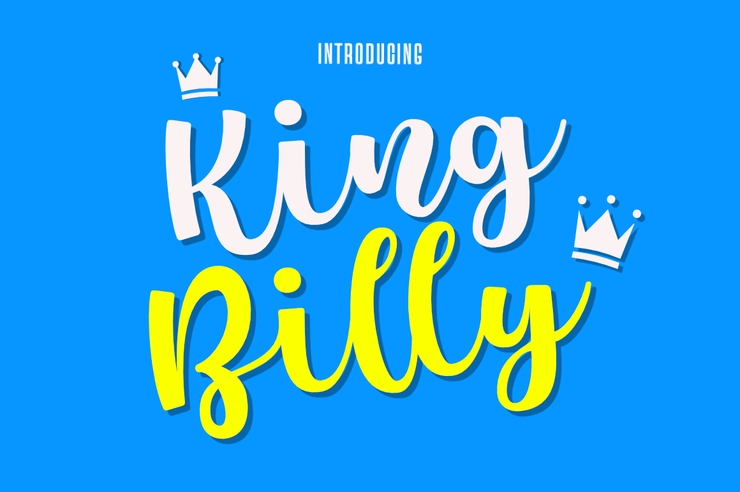 King Billy字体 4