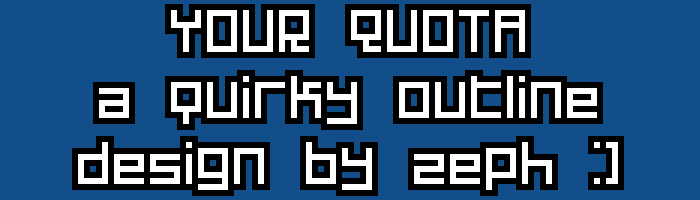 Your Quota字体 1