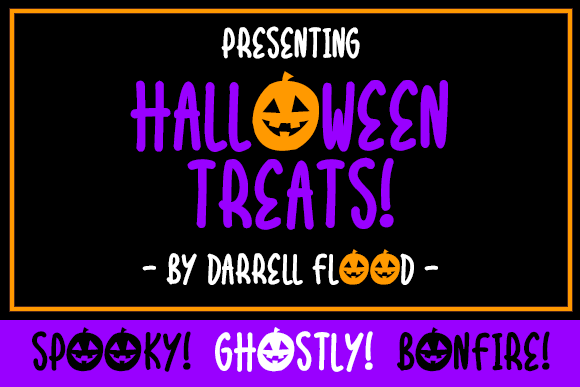 Halloween Treats字体 1