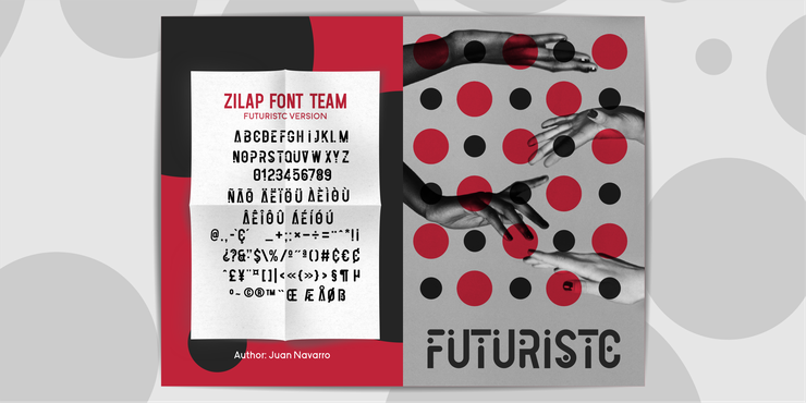 Zilap字体 Team字体 4