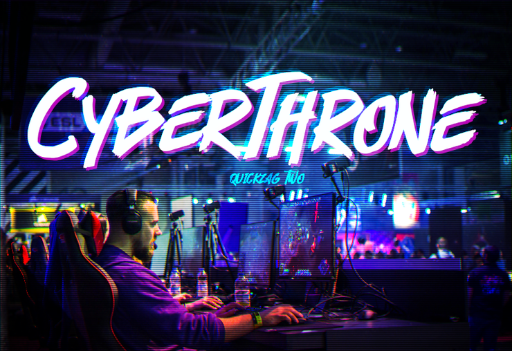 Cyberthrone字体 1