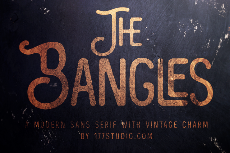 The Bangles字体 4