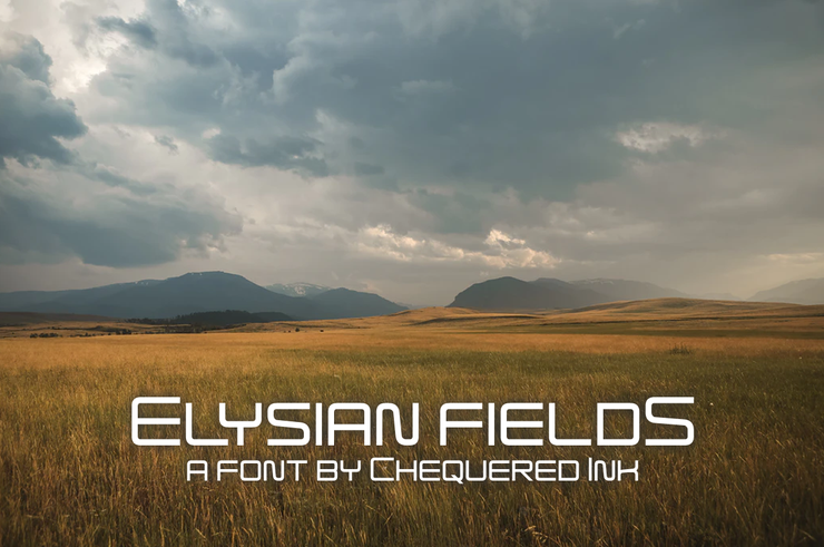 Elysian Fields字体 1