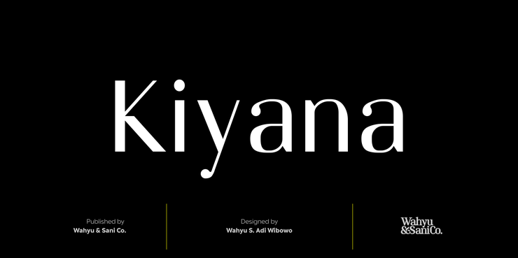Kiyana字体 1
