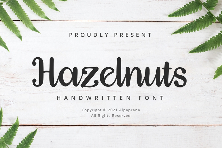 Hazelnuts字体 9