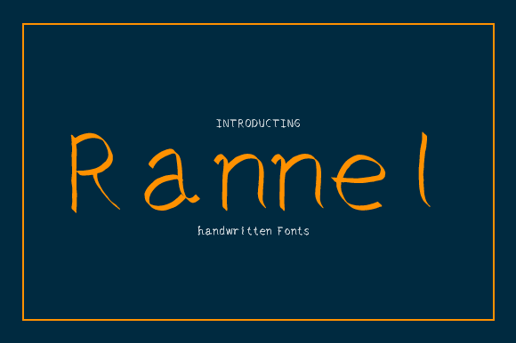 Rannel字体 1