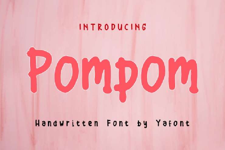 Pompom字体 1