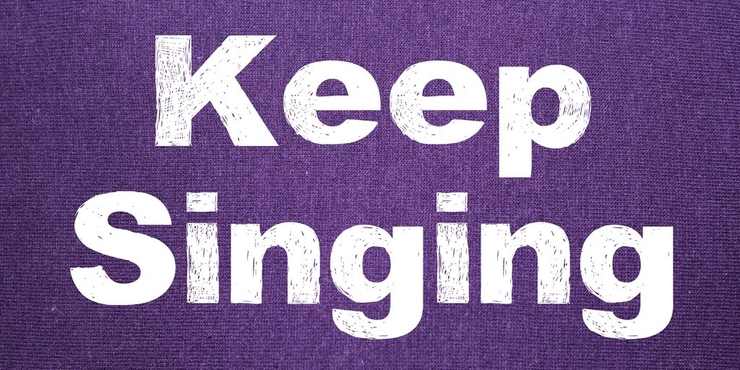 Keep Singing字体 1