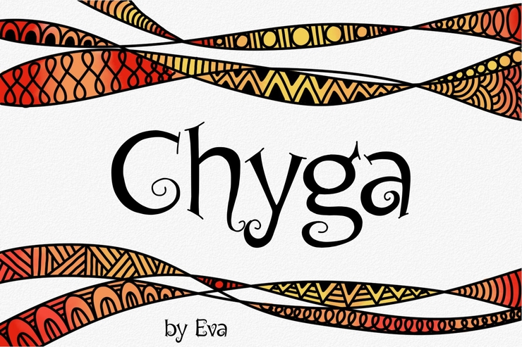 Chyga字体 2