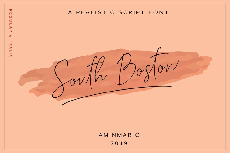 South Boston字体 1