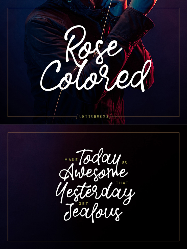 Rose Colored字体 2