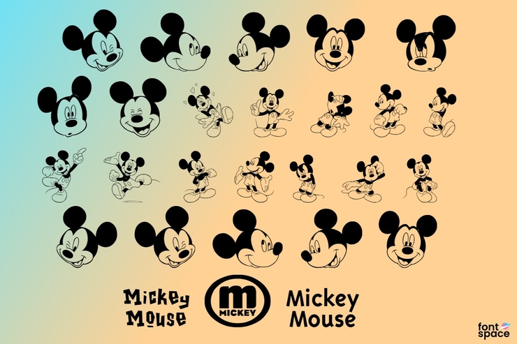 Mickey M TFB字体 1