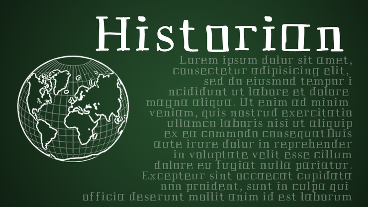 Historian字体 1