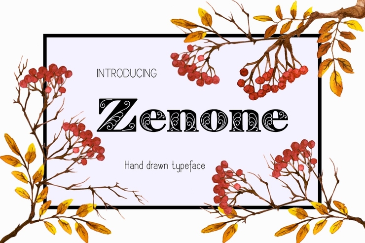 Zenone字体 2