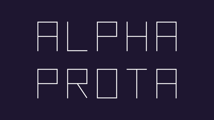 Alpha Prota字体 1