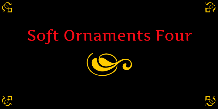 Soft Ornaments Four字体 1