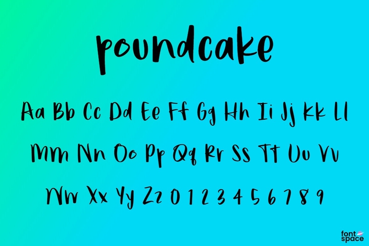 poundcake字体 1