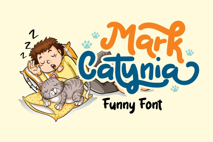 Mark Catynia字体 1