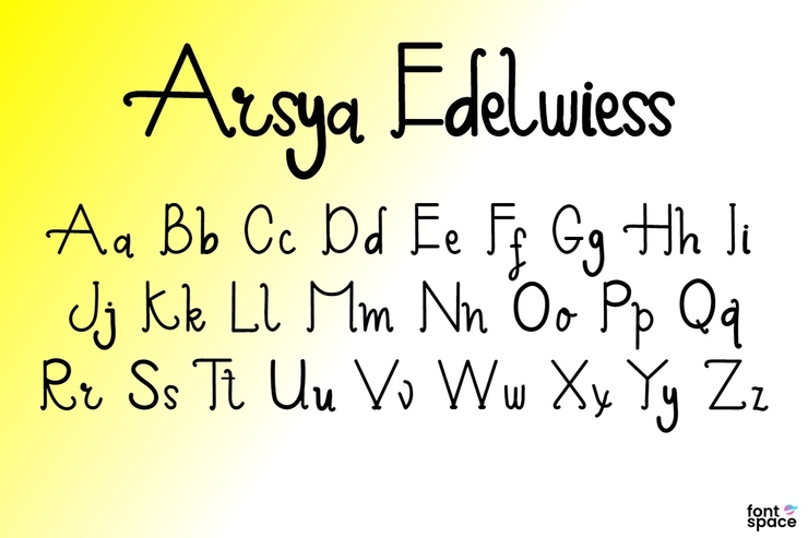 Arsya Edelwiess Sans字体 1