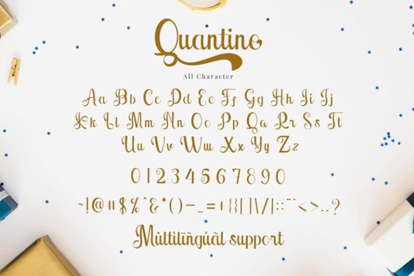 Quantine字体 3