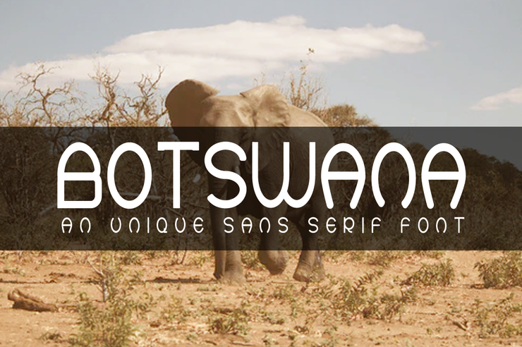 Botswana -字体 1