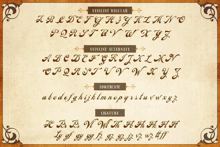 Veinline字体 1
