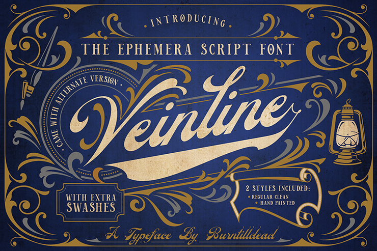 Veinline字体 8