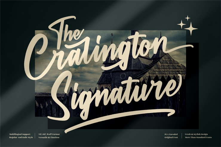 The Cralington Signature字体 10