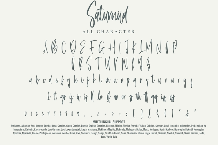 Saturniid字体 3