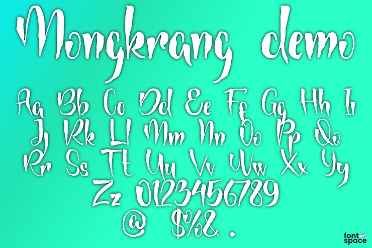Mongkrang字体 1