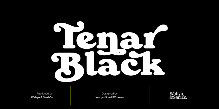 Tenar Black字体 3