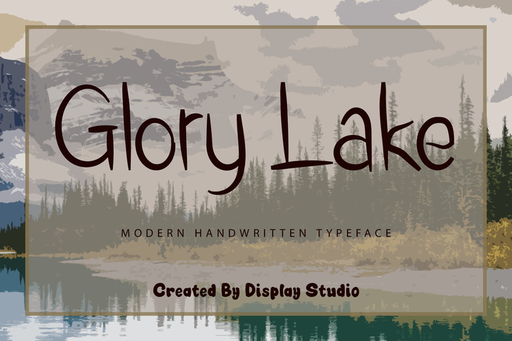 Glory Lake字体 1