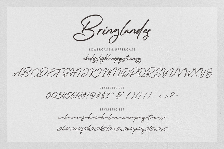 Bringlandes字体 2
